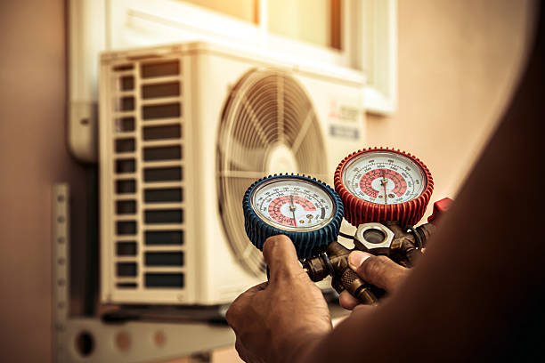 Professional Ductwork Repair technician working in Blanco, TX